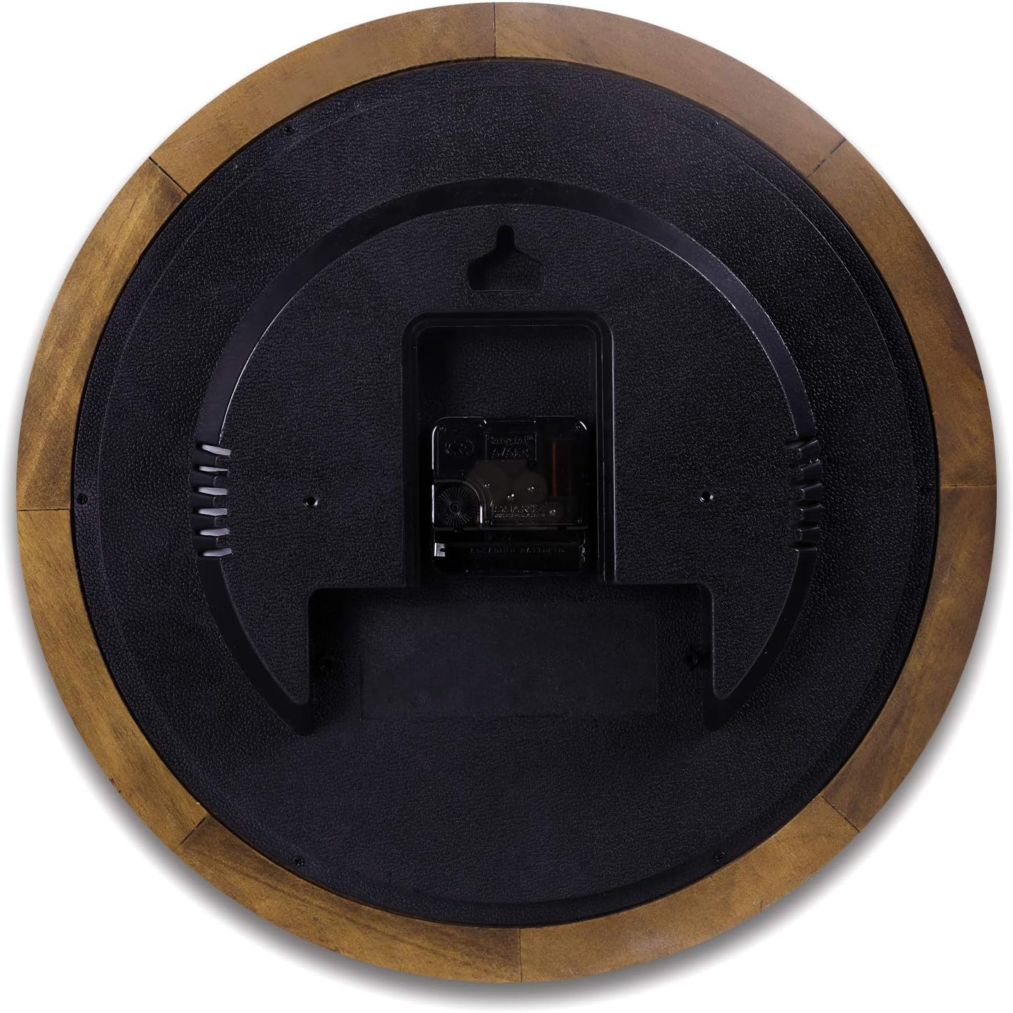 Kesin Wall Clock Wood 14 Inch Silent Wall Clocks Large Decorative Battery Operated Non Ticking Analog Retro Clock for Living Room, Kitchen, Bedroom