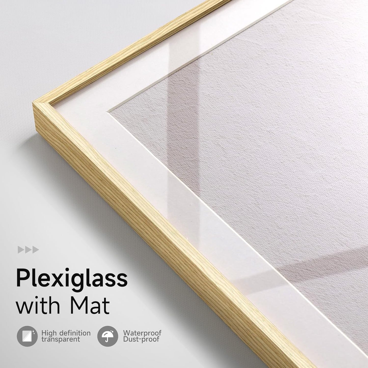 Framed Matisse Abstract Neutral Wall Art, 5 Piece Large Beige Canvas Prints Set, Modern Minimalist Geometric Botanical Paintings for Living Room, Bedroom, Hallway, Home Office, Guest Room