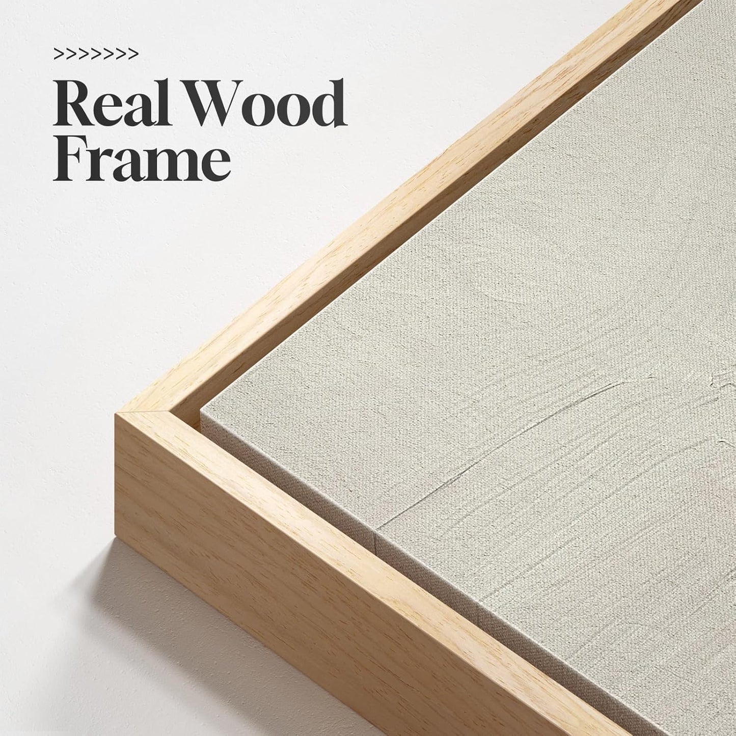 Framed Netural Wall Art for Living Room, Large 3 Piece Abstract Pastel Grunge Forest Landscape Tree Canvas Artwork Set, Modern Art Decorative Nordic Painting Picture Prints for Hallway Office 24x36 In